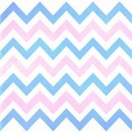 Pink And Blue Chevron Pattern N2