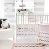 Baby Boy Chevron Crib Bedding