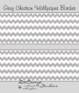 Gray Chevron Border Clip Art