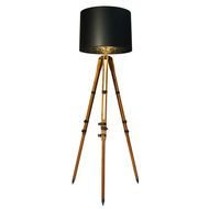Wood Surveyor Tripod Floor Lamp