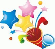 Cartoon Fireworks Clip Art N9