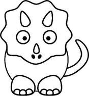 Cute Dinosaur Coloring Pages N3