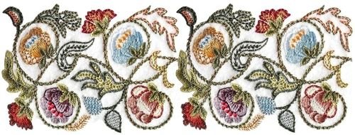 floral embroidery