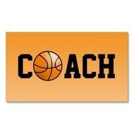 Basketball Coach Business Card