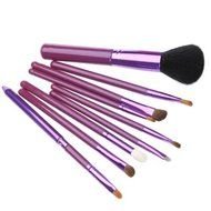 Eyebrow Eyelash Eyeliner Lip Powder Blush Face Brush Purple 1