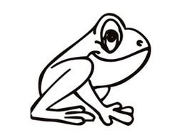 Free Printable Frog Coloring Pages drawing