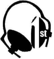 Blue Cat With Headphones Logo