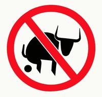 protection sign for bulls