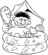 Sesame Street Bert And Ernie Coloring Pages