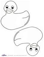 Rubber Duck Coloring Pages Printable N2