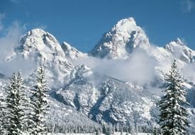 Grand Teton Winter drawing