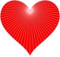 String Art Heart as a picture for clipart