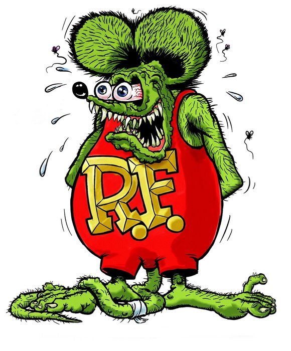 Ä°llustration of Rat Fink monster