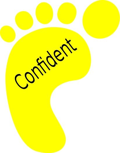 Foot Confident Clip Art