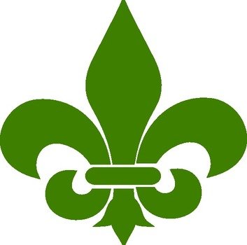 Green Fleur De Lis N4
