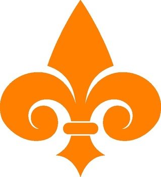 Flor Lis Naranja Clip Art