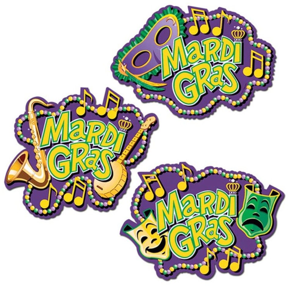 Mardi Gras Mask Cutouts N2