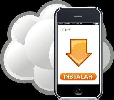 installation of IPhone App, drawing