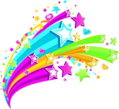 Colorful Stars drawing