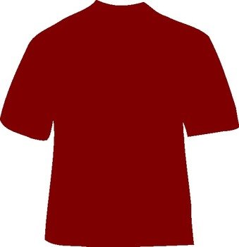 Red T Shirt Back Clip Art