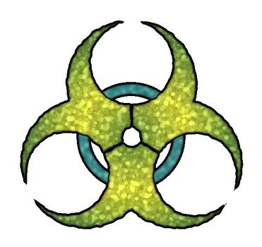 Biohazard Symbol Clip Art N21