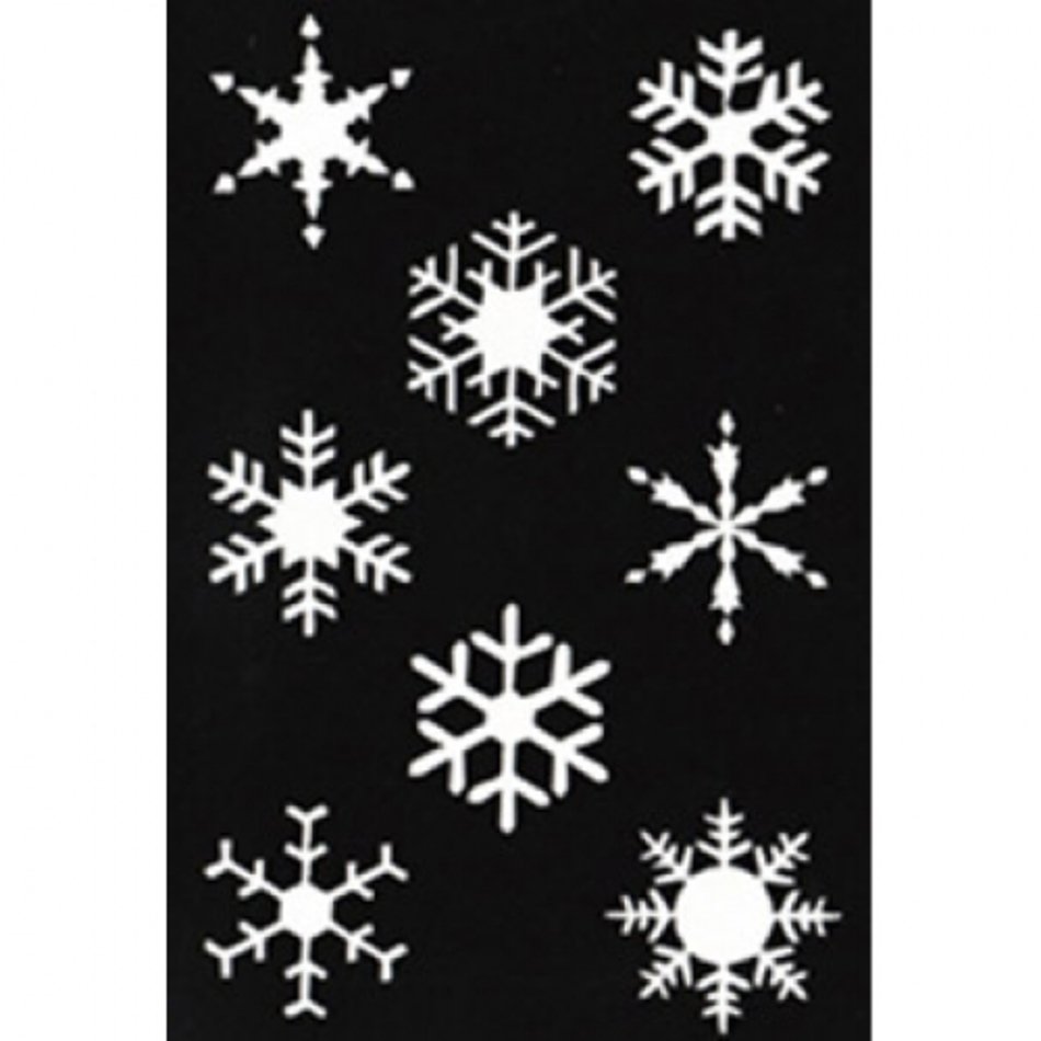 Snowflake Face Painting Stencils