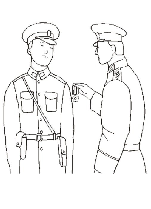 Soldier Coloring Pages drawing