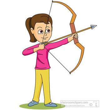 Girl With Bow And Arrow N2
