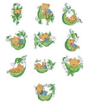 Sweet Pea Clip Art N22