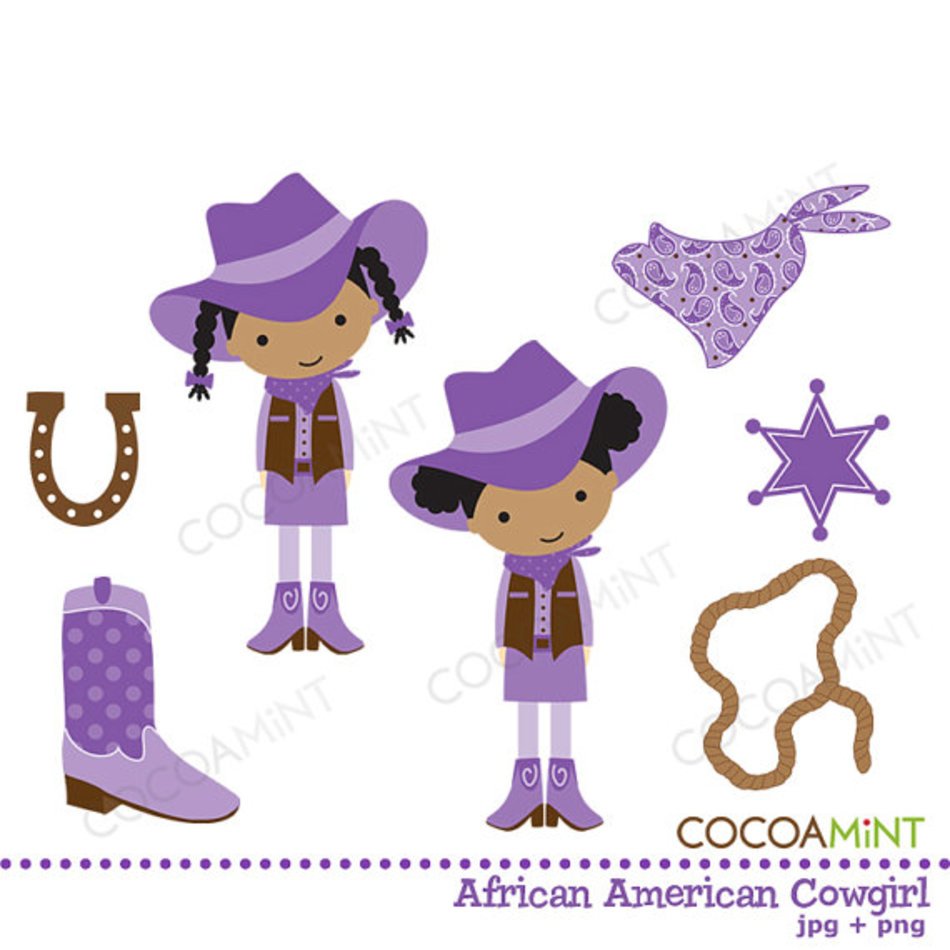 African American Party Clip Art