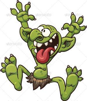 Cartoon Troll Clip Art N14