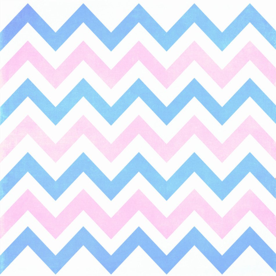Pink And Blue Chevron Pattern N2