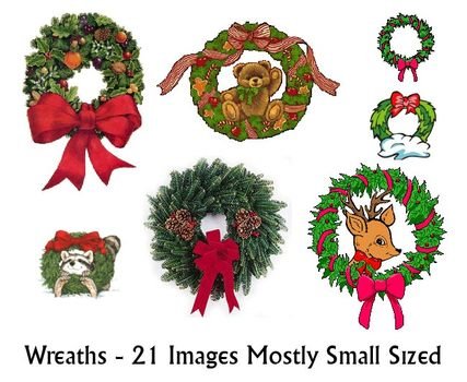 Christmas Wreath Clip Art N81