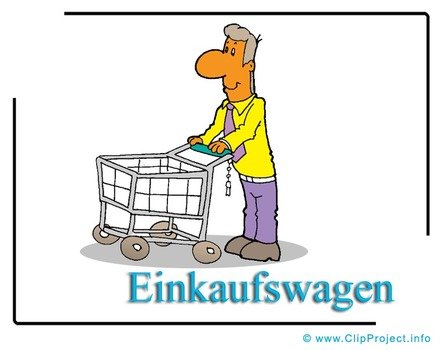 Bildtitel Einkaufswagen Clipart Free