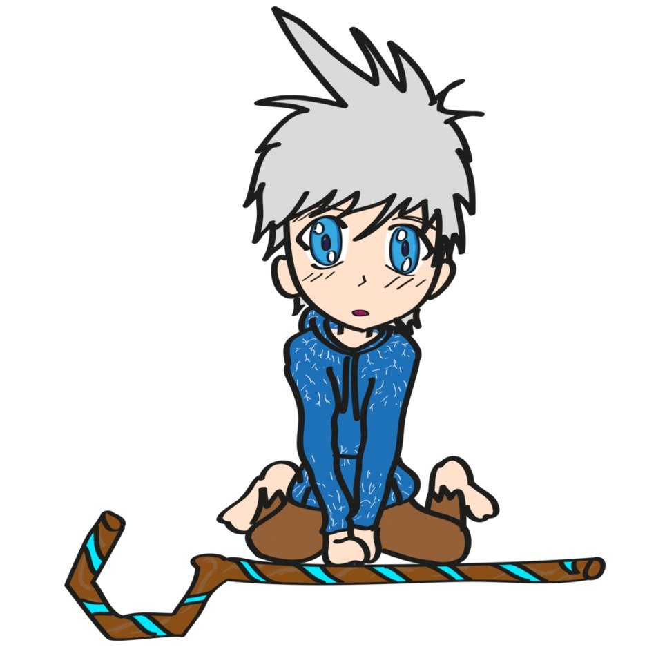 Cute Jack Frost as a picture for clipart