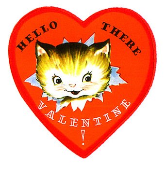 Kitten Valentines Day Clip Art N3