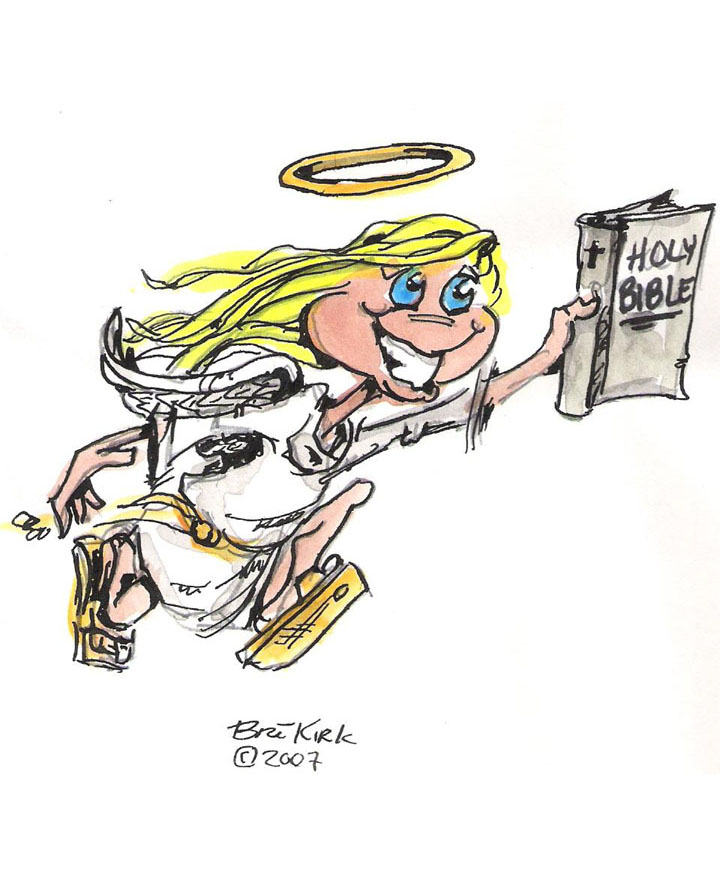 cartoon-angel-with-holy-bible-free-image-download