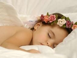 Cute Baby Girl Sleeping drawing