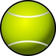 Clip art of Tennis Ball