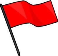 Red Flag Clip Art N28