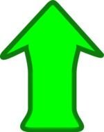 Arrow Pointing Up N14