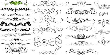 Vector Swirl Design drawing