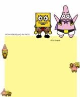 Clip art of Spongebob Birthday card