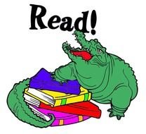 Wild About Reading Clip Art N4