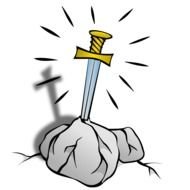 gold Sword Clip Art