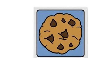 Cartoon Clip Art Chocolate Chip Cookie Dessert Poster