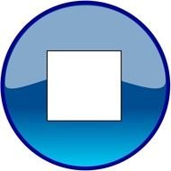 blue stop button