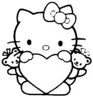 Hello Kitty Coloring Pages N15