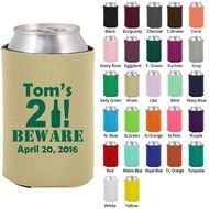 Beer Koozies Wedding Favors N5