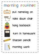 School Morning Routine Clip Art